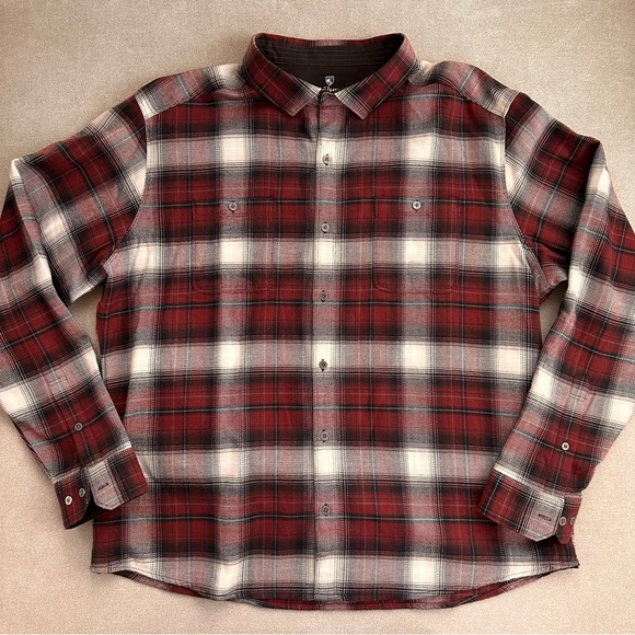 Kuhl Other - SOLD Kuhl Law Flannel Button Down. XXL. Red/White Plaid.